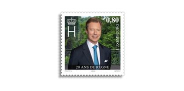 Special stamp Grand Duke Henri’s 20th anniversary of accession to the throne