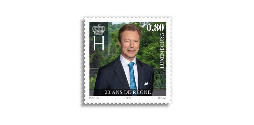 Special stamp Grand Duke Henri’s 20th anniversary of accession to the throne