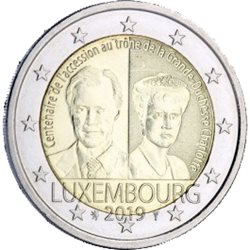 2 euro 100 Jahre Thronbest.Charlott