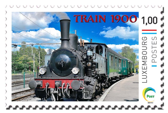 Train 1900 - Briefmarke