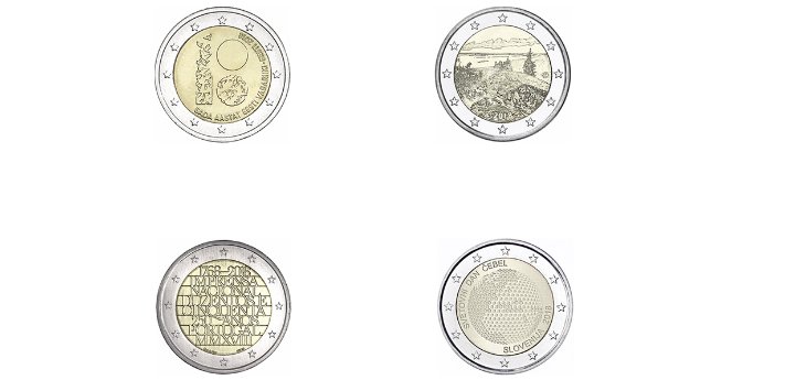 Gedenkmünzenset 2018-3 (SI-EE2-PT-FI)
