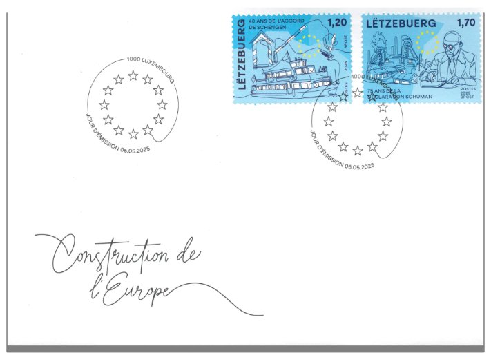 FDC - Série Construction de l'Europe