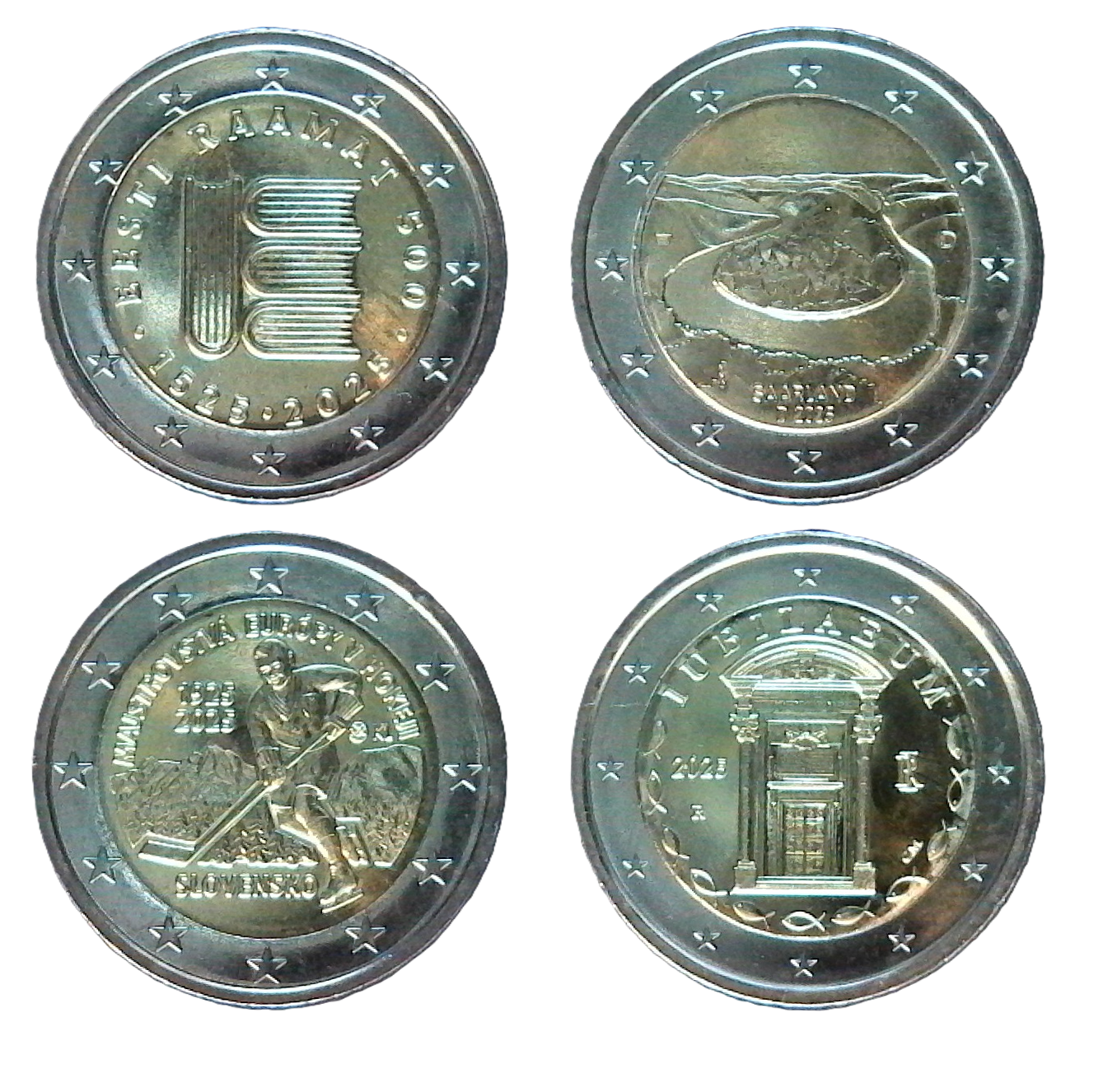 Set commemoratif 2025-1 (IT-DE-SK-EE)