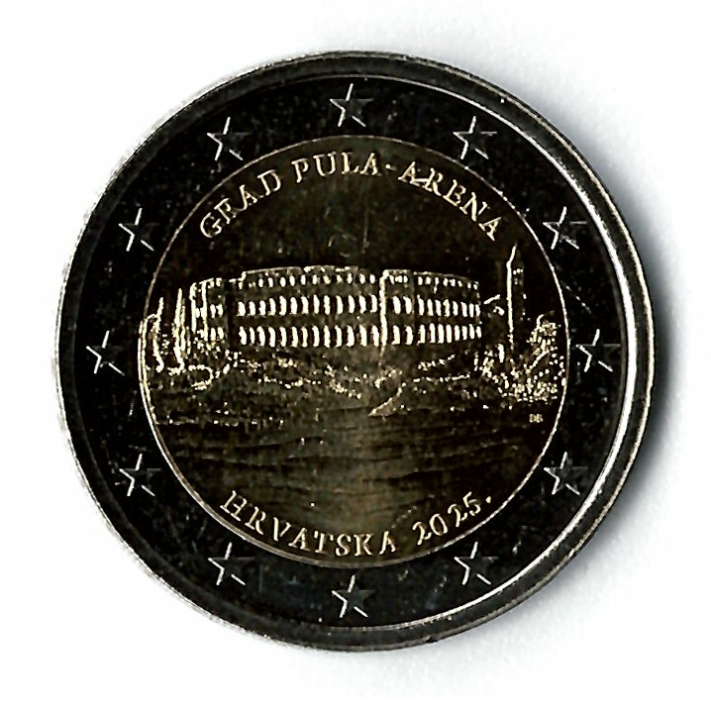 Croatie 2025 - 2€ - Amphithéatre de Pula
