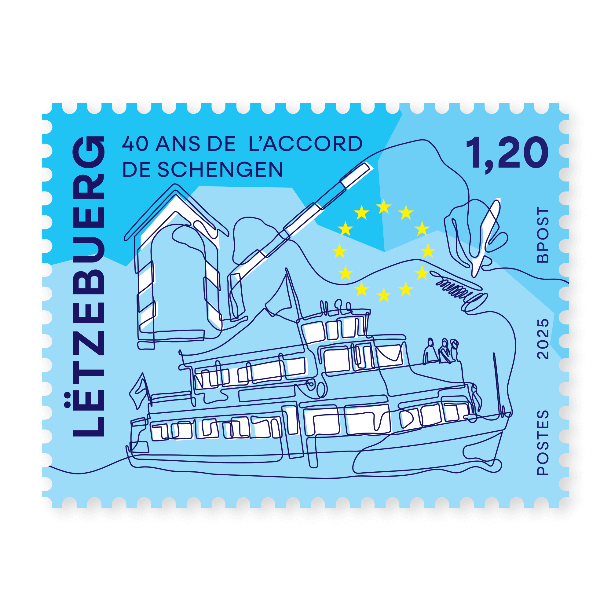 40 ans Accord de Schengen [1,20 EUR]