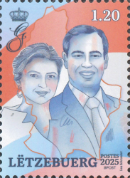 Timbre - Couple grand-ducal