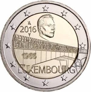 Monnaie 2 € - 2016 - Pont G.-D. Charlotte