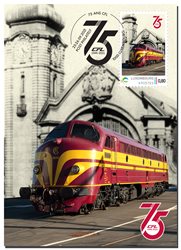 Karte meng.post - 75 ans CFL- Gare