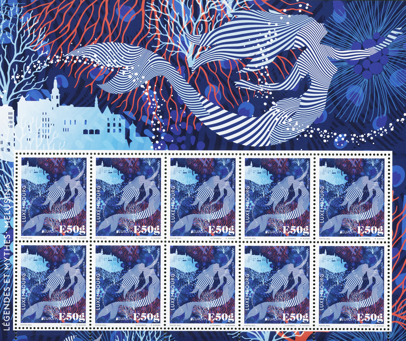 Sheet Europa 2022 Melusina [E50g]