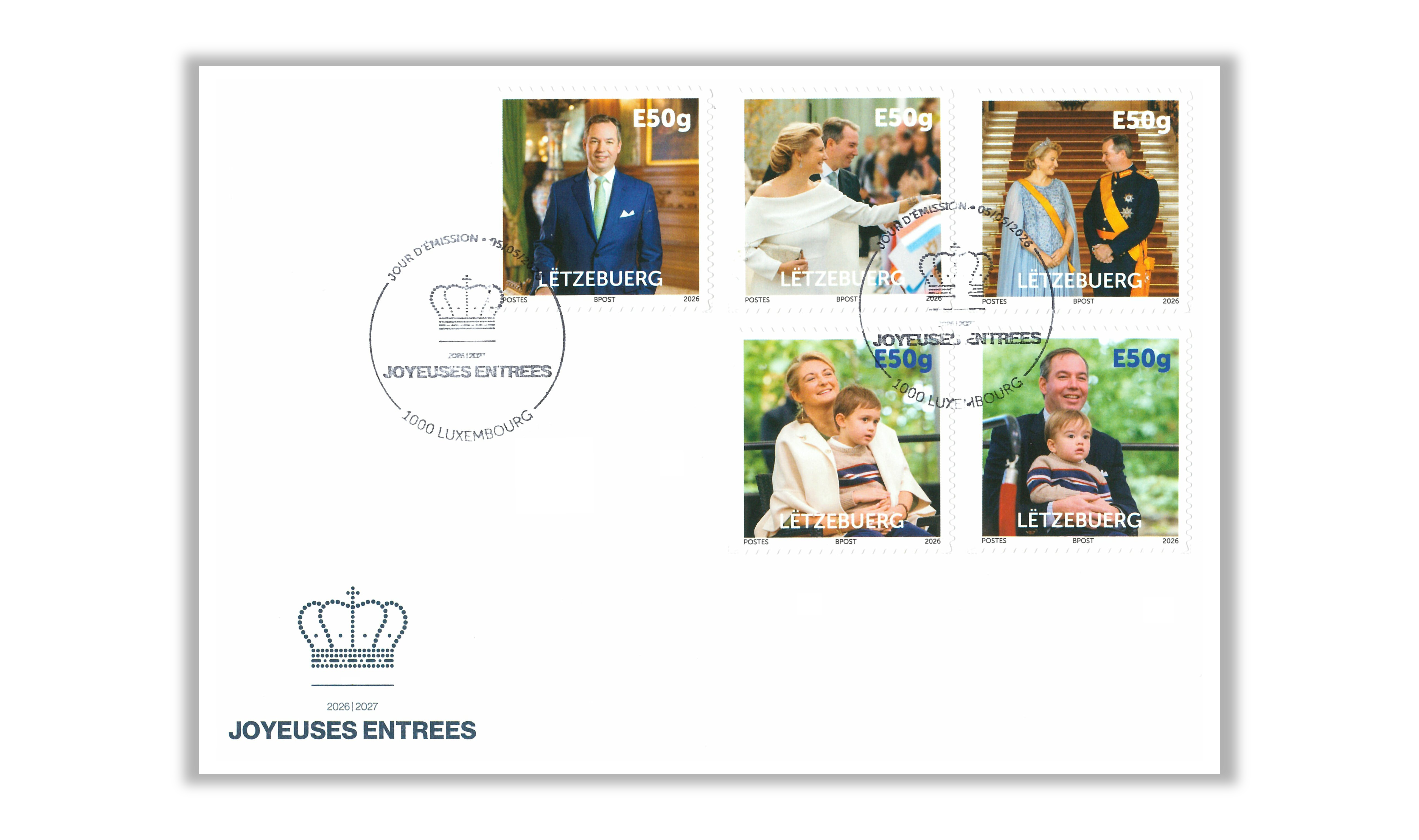 FDC - Heftchen Joyeuses entrées 2026