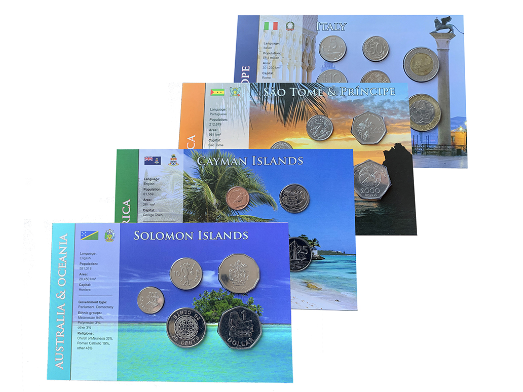 COINS SET 8 world coins