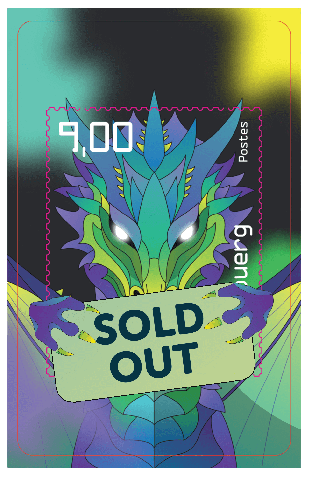 Crypto stamp 2.0 - Drache 2024