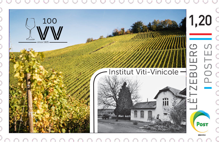 Stamp meng.post - 100 years IVV
