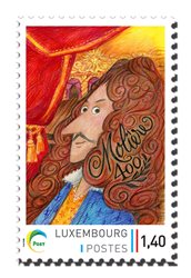 Stamp meng.post - Paris 2022 - Moliere