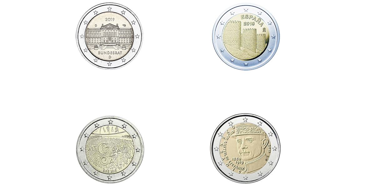 SONDERMUNZEN-Set 2019-1 (DE-IE-ES-SK)
