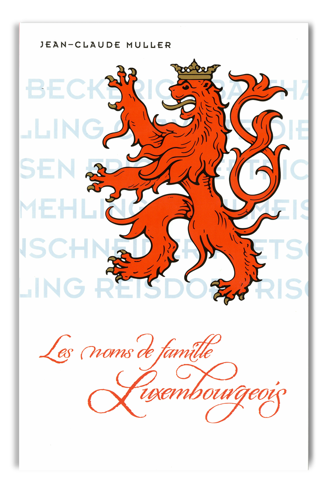Book "Les noms de famille Luxembourgeois"