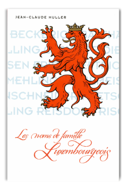 Buch "Les noms de famille Luxembourgeois"