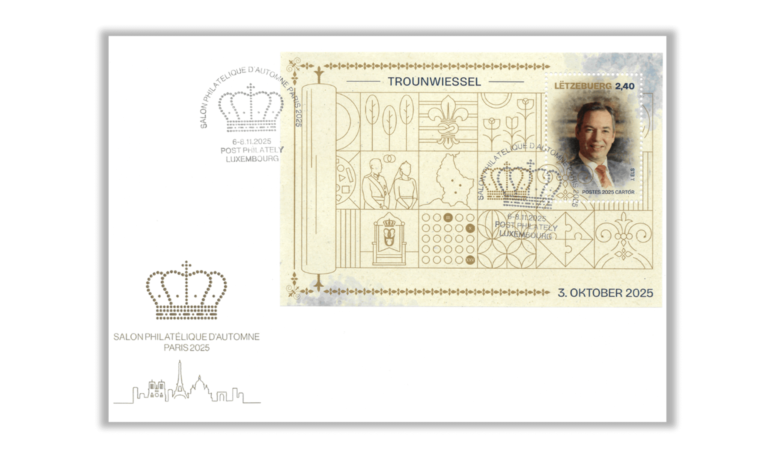 Paris 2025 - Souvenir envelope