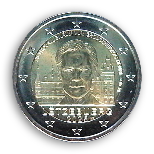 2€ coin - 2025-1 - 25th anniversary Grand Duke Henri's accession to the throne