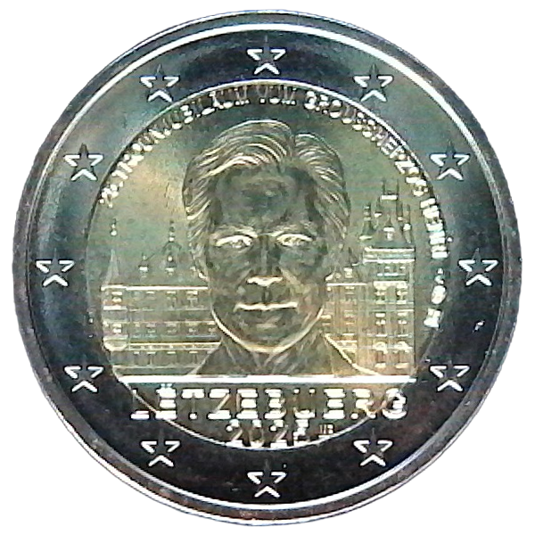 2€ Muenze - 2025-1 - 25. Thronjubilaum von Großherzog Henri