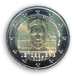 Monnaie 2 € - 2025-1 - 25 ans de l’accession au trone Grand-Duc Henri