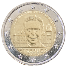 2€ Muenze - 2025-1 - 25. Thronjubilaum von S.K.H. Großherzog Henri