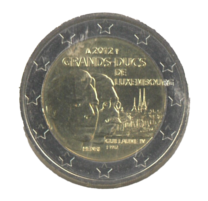2€ Munze - 2012 - Commemorative Guillaume IV