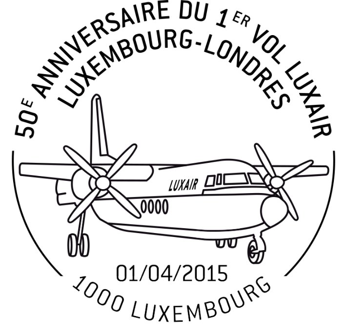 50ème anniversaire du 1er vol Luxair Luxembourg - Londres