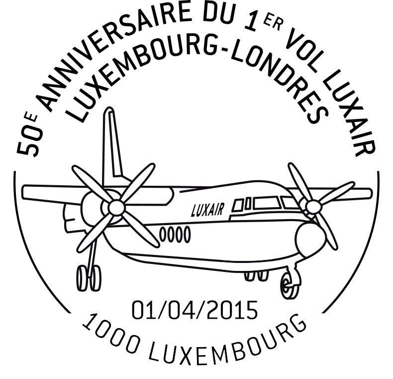 50eme anniversaire du 1er vol Luxair Luxembourg - Londres