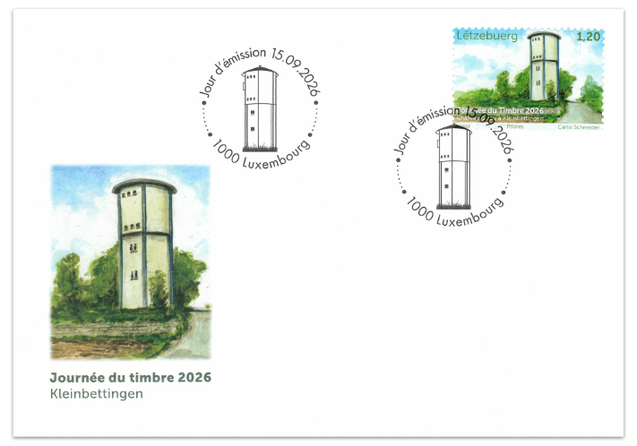 FDC - Journée du Timbre 2026- Kleinbettingen