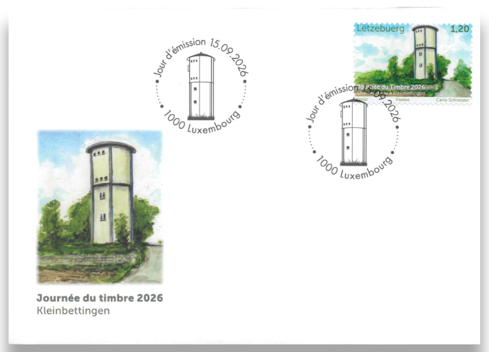 FDC -Tag der Briefmarke 2026 -Kleinbett.
