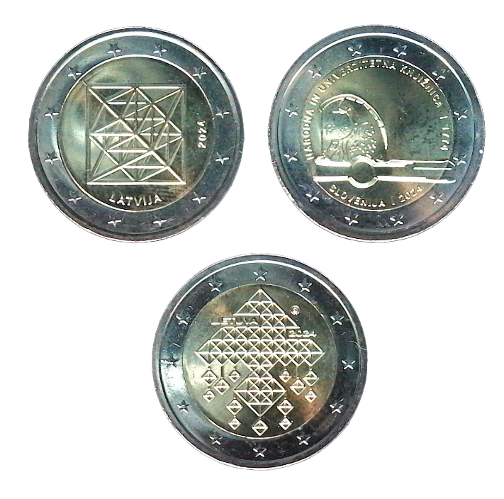 Commemorative coins 2024-5 (LV-LT-SI)