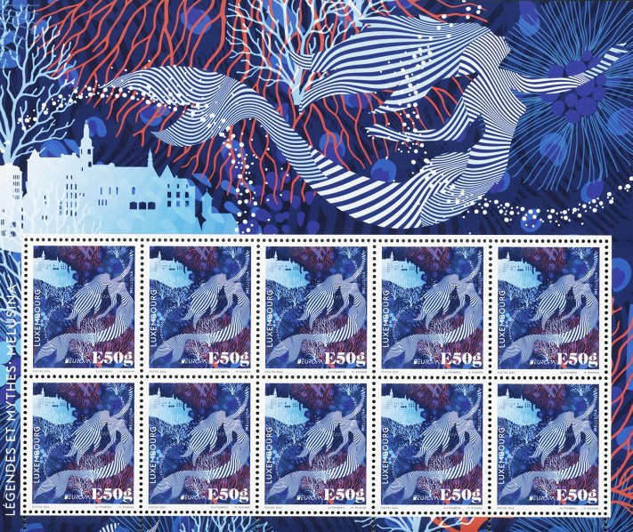 Sheet Europa 2022 Melusina [E50g]