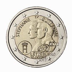 2 euros 2022-1 10ans Mariage couple herit