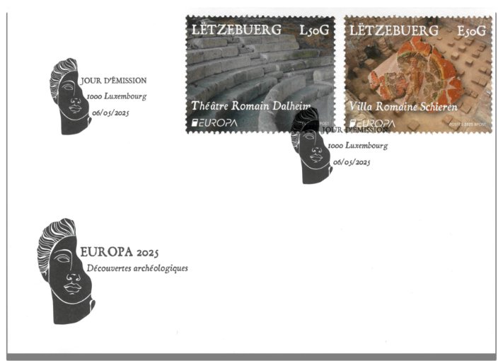 FDC - Europa 2025 Archéologie