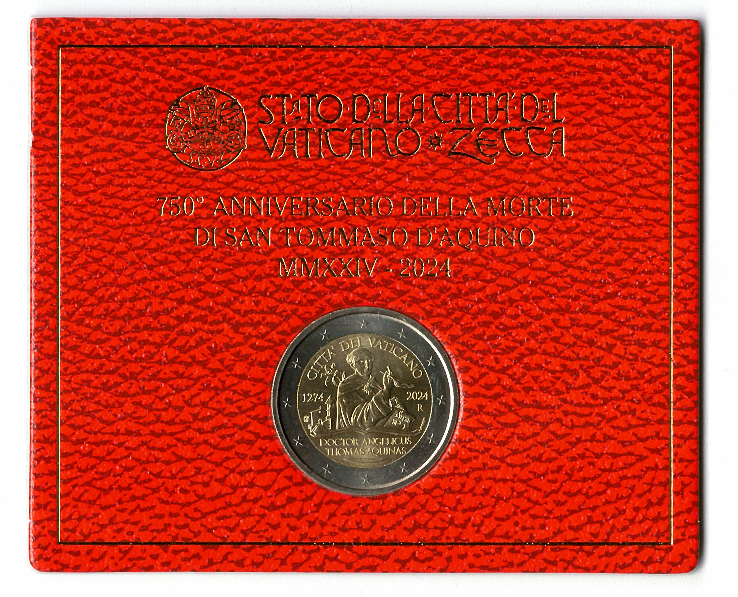 Coincard - Vatican- 2024-1 - Tommaso d'Aquino