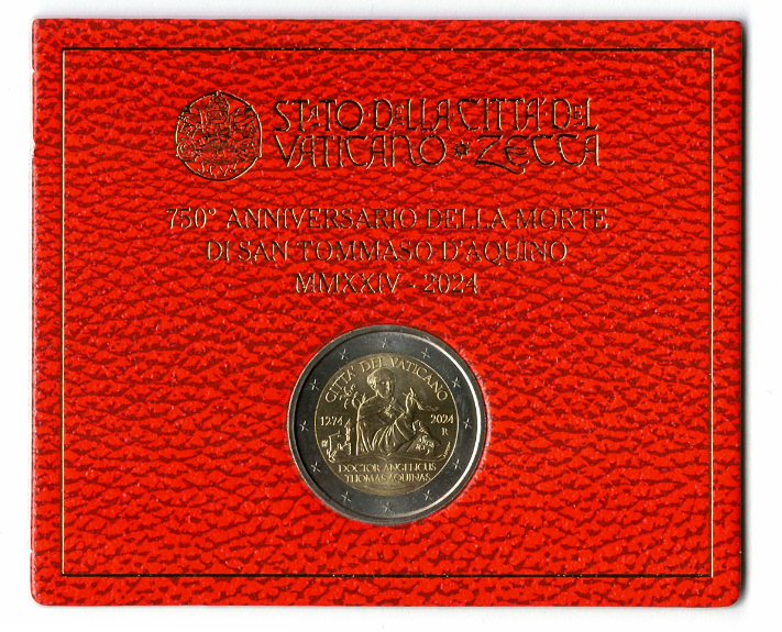 Coincard - Vatican - 2024-1 - Tommaso d'Aquino