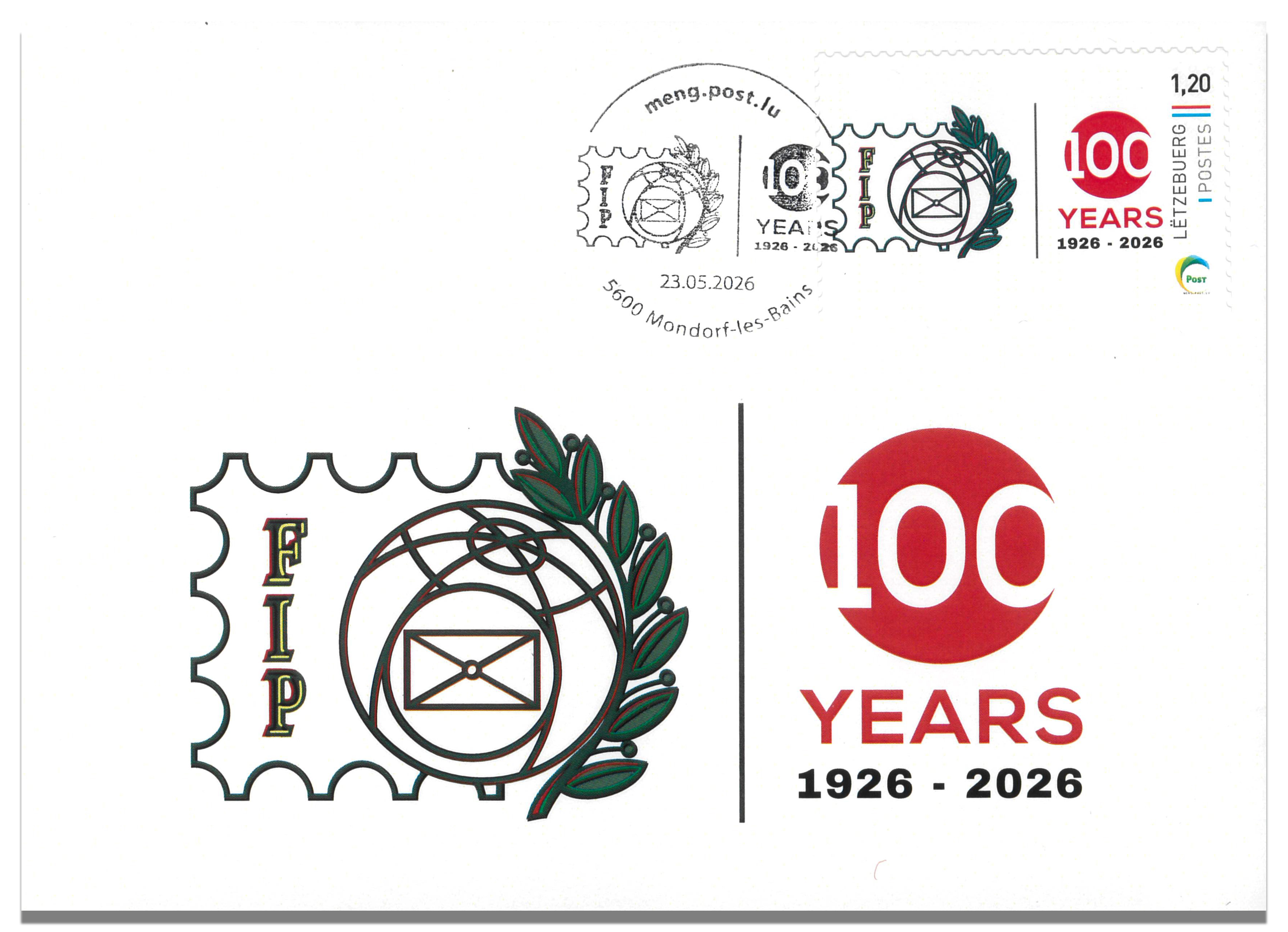 100 ans FIP - Carte