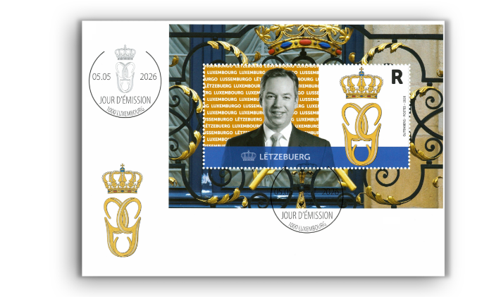 FDC - Block def. series Grand Duke Guillaume