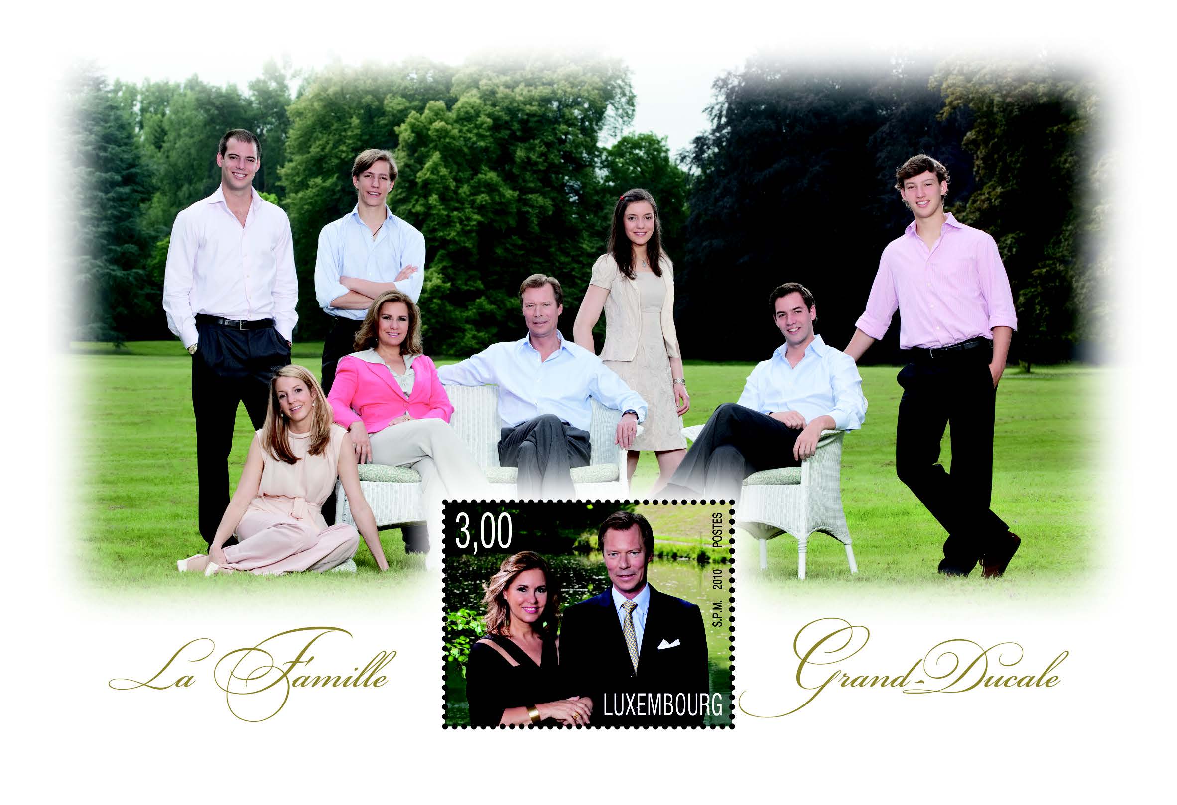 Bloc La famille grand-ducale