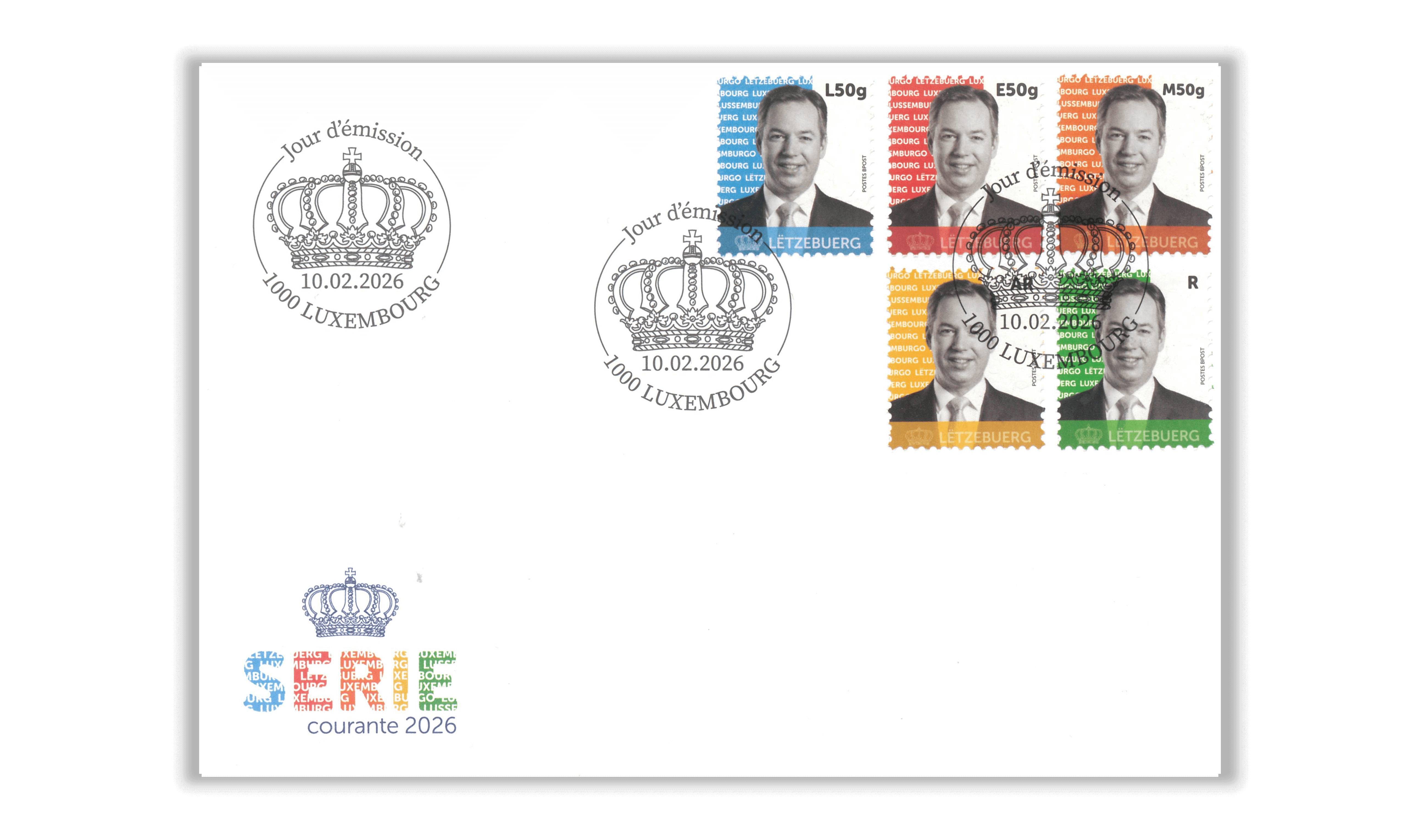 FDC - Grand-Duc Guillaume