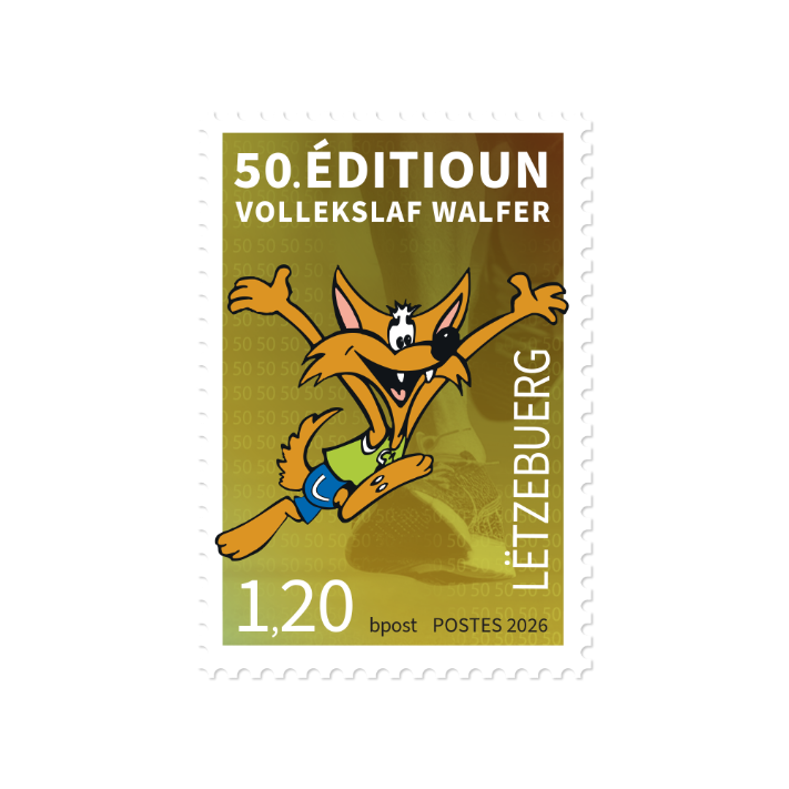 Marke - 50. Vollekslaf Walfer 1,20