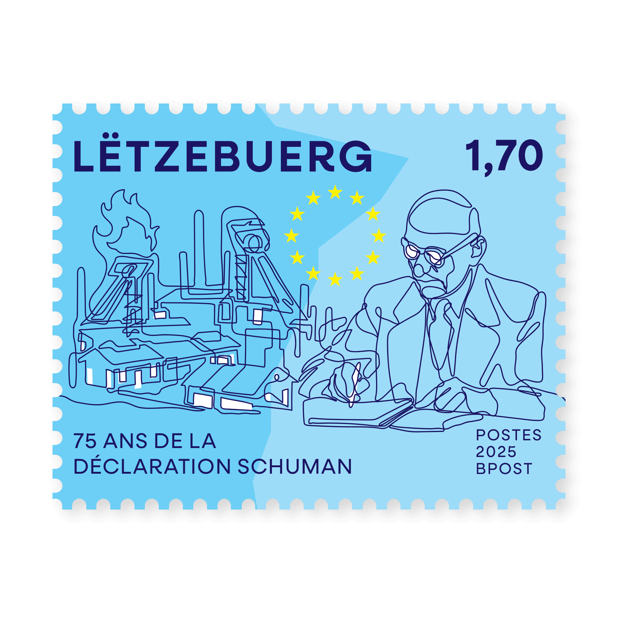 75 years of Schuman Declaration [1,70 EUR]