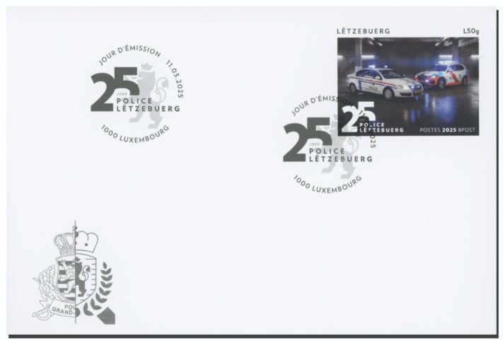FDC - 25 ans Corps de Police Grand-Ducale
