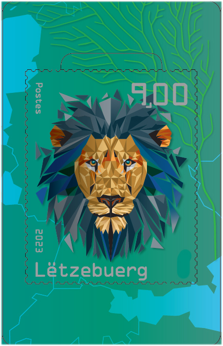 Crypto stamp - Lion