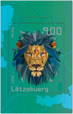 Crypto stamp - Lion
