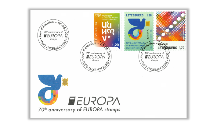 FDC - Europa 2026 - 70 ans timbres Europa
