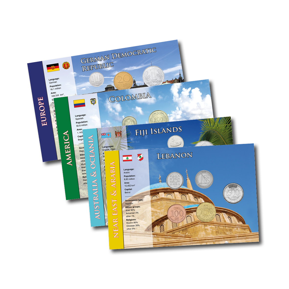 COINS SET 9 world coins