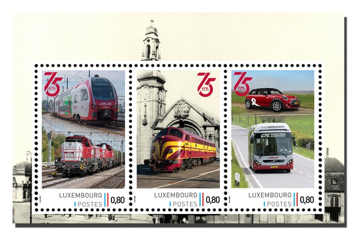 75 ans CFL - Mini-sheet