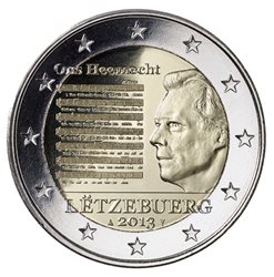 2 euros Ons Heemecht 2013